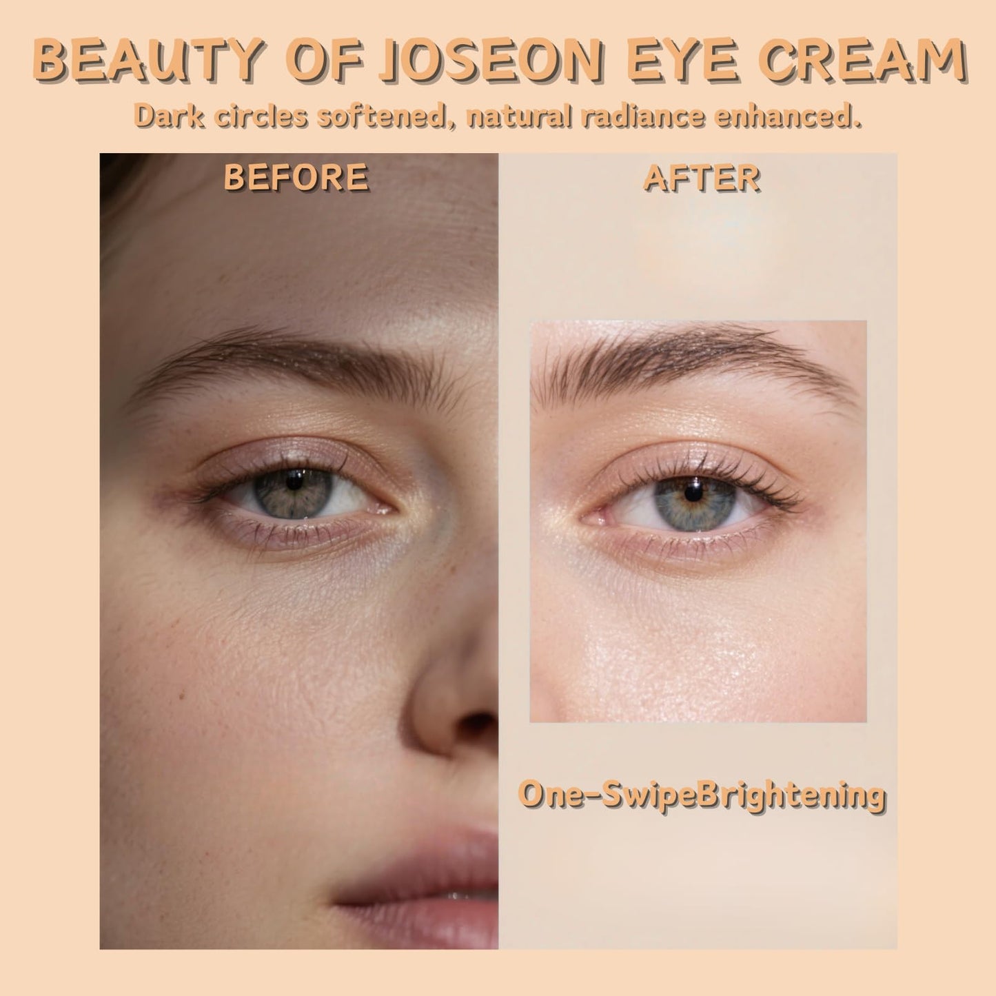 IZBEAUVO 2PCS Revive and Glow Eye Balm - Eye Cream For Dark Circles And Puffy Eyes with Vitamin C + Peptide Formula, Cooling & Hydrating and Dark Circle Reduction & Anti Aging Eye Balm Stick for Women and Men