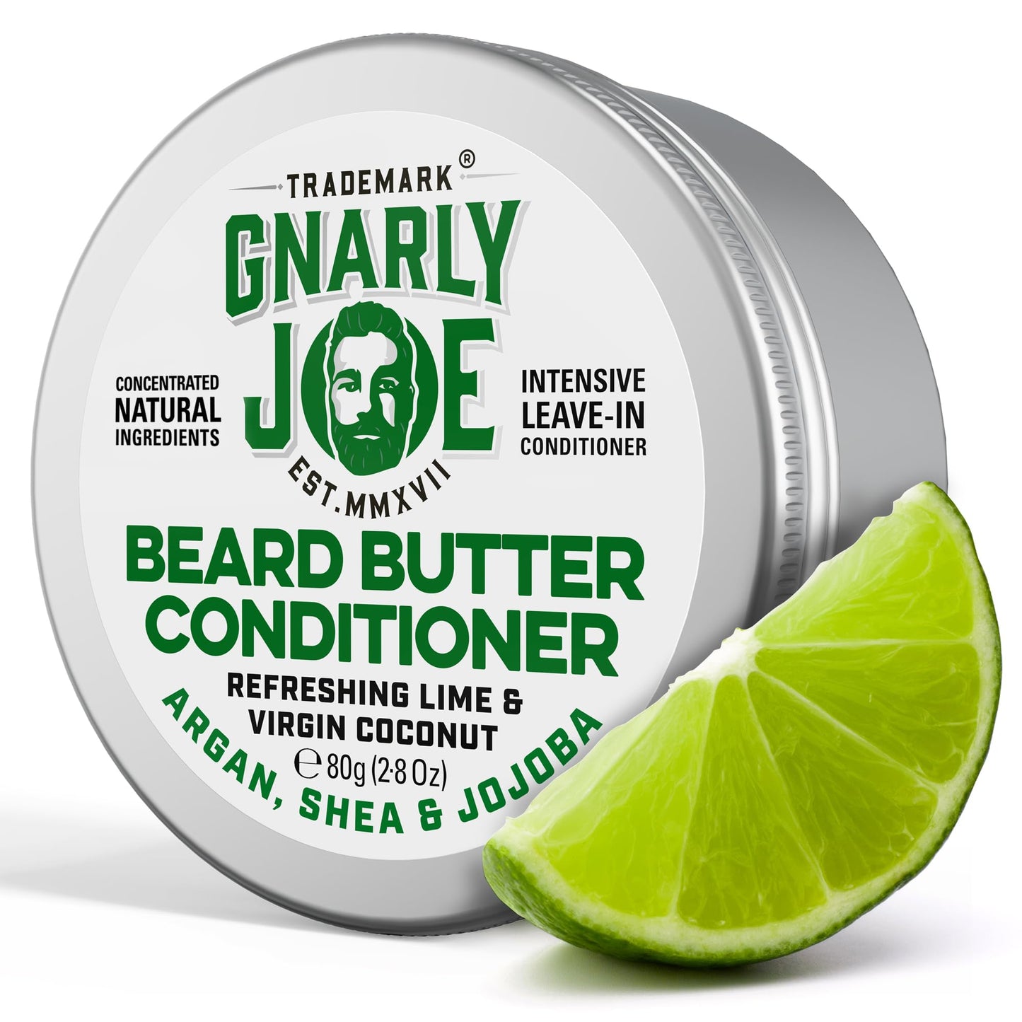TRADEMARK GNARLY JOE EST.MMXVII Gnarly Joe Beard Butter Leave-In Conditioner - 80g - 100% Natural, UK Made