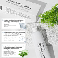 Cureluxe 345 Relief Cream - Face Moisturizer for Soothing - 345 Barrier Repair Face Cream - Releif Moisturiser for Acne & Repair Damage Skin - Face Cream for Dry Skin