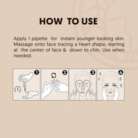 GOLD COLLAGEN Instant Glow - Vitamin C, Vitamin E, Glycerine & Niacinamide Serum for Skincare, Pore Minimizer & Moisturiser - Anti Aging Face Serum Against Wrinkles, Triple Antioxidant Action, 30 ml