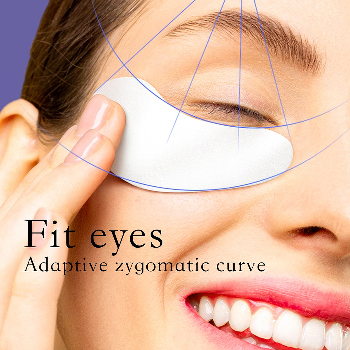 LeFeirr Under Eye Gel Pads, 40 Pairs Eyelash Extension Pads Lint Free Eye Lash Patches for Pro Salon and Individual