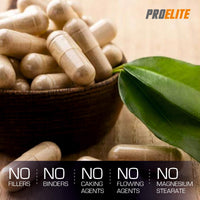 PROELITE Ashwagandha 180 Capsules Vegan Ashwagandha Root Powder Capsule 10% Withanolides 500mg High Strength 10,000mg Extract 20:1 | Stress Relief, Energy, Strength & Endurance by PRO-Elite