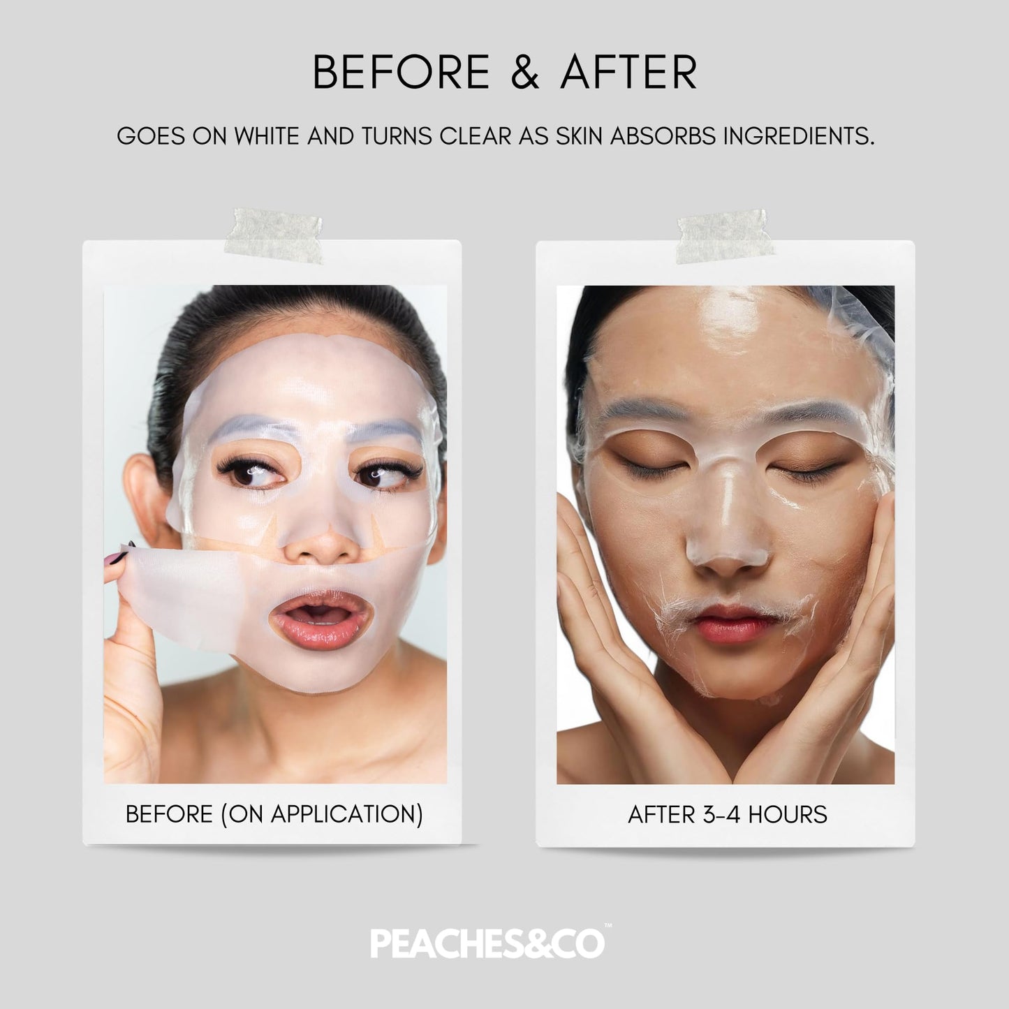 Peaches and Co Bio-Collagen Overnight Face Mask | K-Beauty | Korean Skin Care Mask | Glass Skin Face Mask | Deep Hydrating | Firming Mask | Pore Minimising Face Mask | Collagen Face Mask