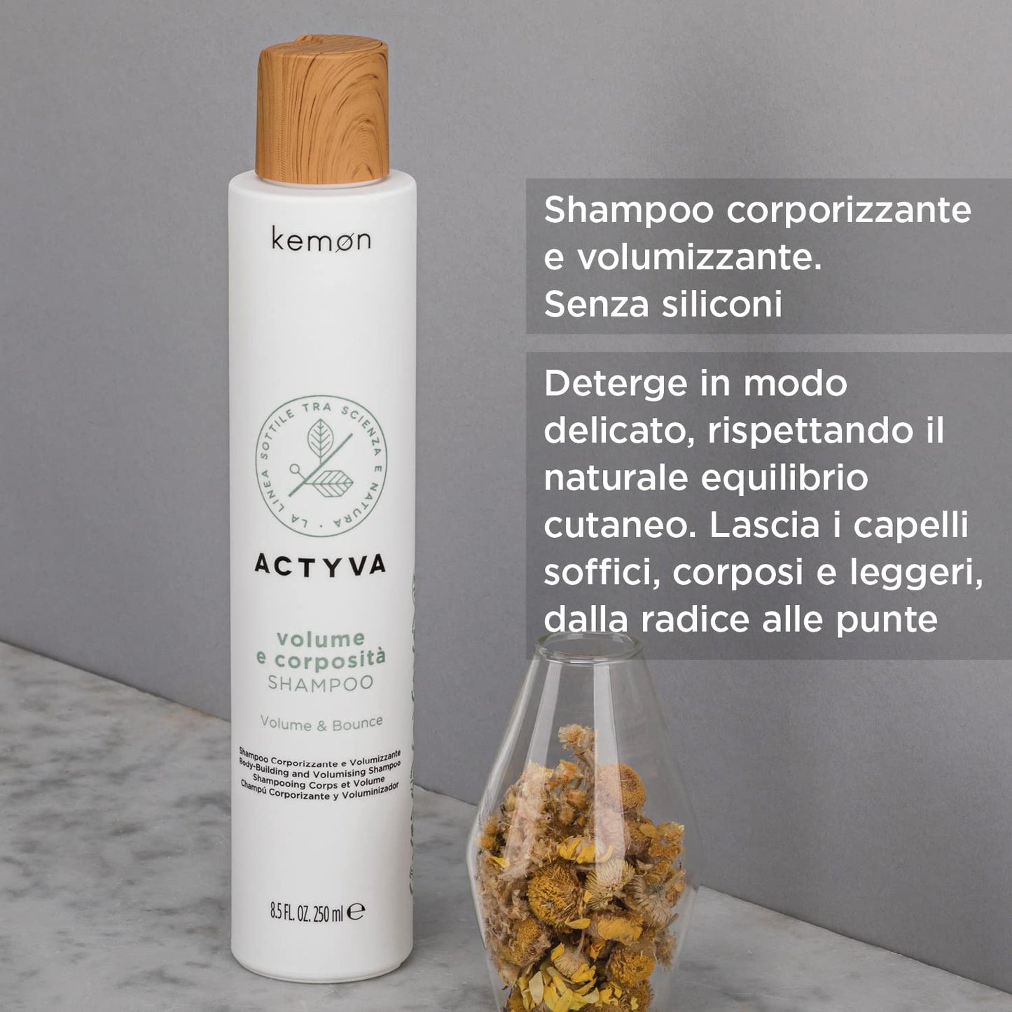 Kemon Actyva Volume e Corposità Shampoo 250 ml