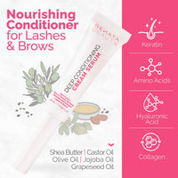 RB RENATA BEAUTY Lash & Brow Deep Conditioning Cream Serum – Rich Conditioning Cream for Brows & Lashes – Nourish, Repair & Protect – Brow Lamination & Lash Lift Aftercare + Daily Care