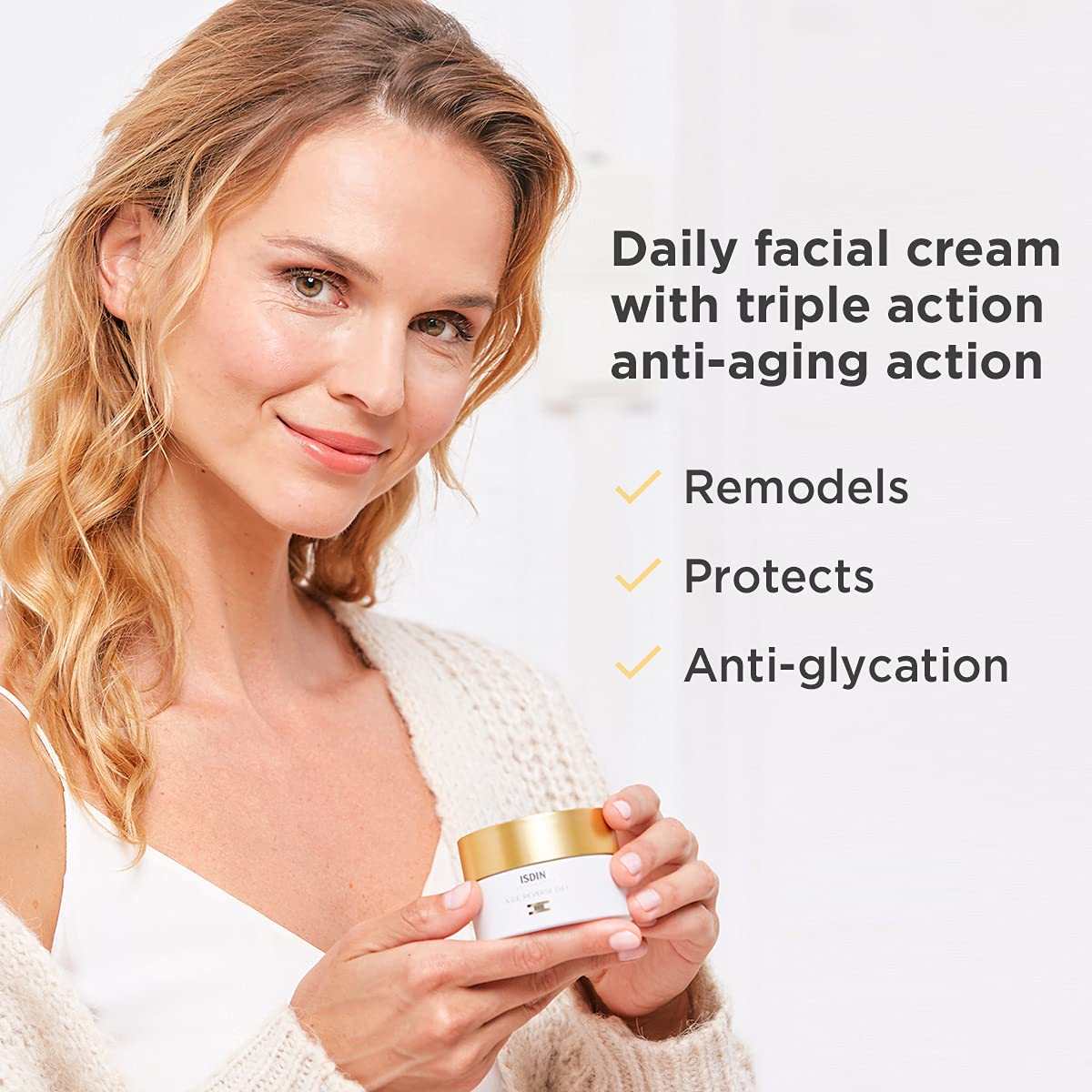 ISDIN Isdinceutics A.G.E Reverse Anti-ageing Facial Treatment with Triple Action (50ml)