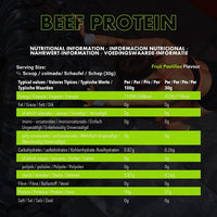 NXT Nutrition NXT Beef Protein Isolate 540g - High Protein Powder in Natural Amino Acids - Paleo, Keto Friendly - Dairy and Gluten Free | 540g (Fruit Pastilles)