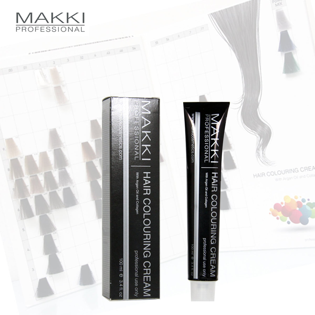 Makki MAKKI HAIR COLOURING CREAM - 888 Power MIX: Blue - Large 100ml