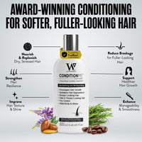WATERMANS Watermans Hair Growth Conditioner - with Niacinamide, Shea Butter, and Rosemary - Suitable for All Hair Types Including Afro - Nourishing Treatment for Dry & Damaged Hair