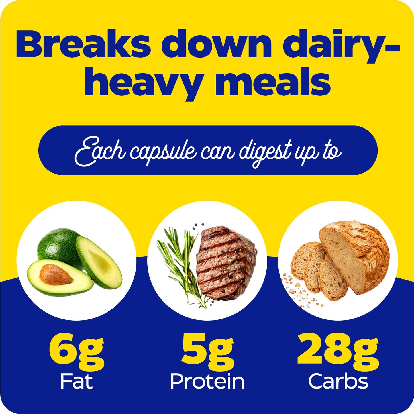 Enzymedica ENZYMEDICA - Lacto (30 Capsules) | Food Intolerance Digestive Enzymes Supplements | Maximum Lactose Digestive Enzymes Blend for Dairy Intolerance, Nutrient Supplements, Gut Health Supplement, Vegan