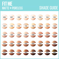 Maybelline Fit Me Foundation, Matte & Poreless, Full Coverage Blendable Normal to Oily Skin, 122 Creamy Beige 30ml