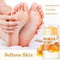 Generic Honey Foot Cream Hand Cream Cracked Heel with Deep Moisturizing Formula Enriched with Shea Butter for Dry Feet Hands Intensive Care Skin Barrier (Honey Foot Cream)