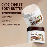 SinceReal Coconut Body Butter 200g, Coconut Oil Body Cream for Dry Skin, Nourishing, Hydrating, Softens Skin
