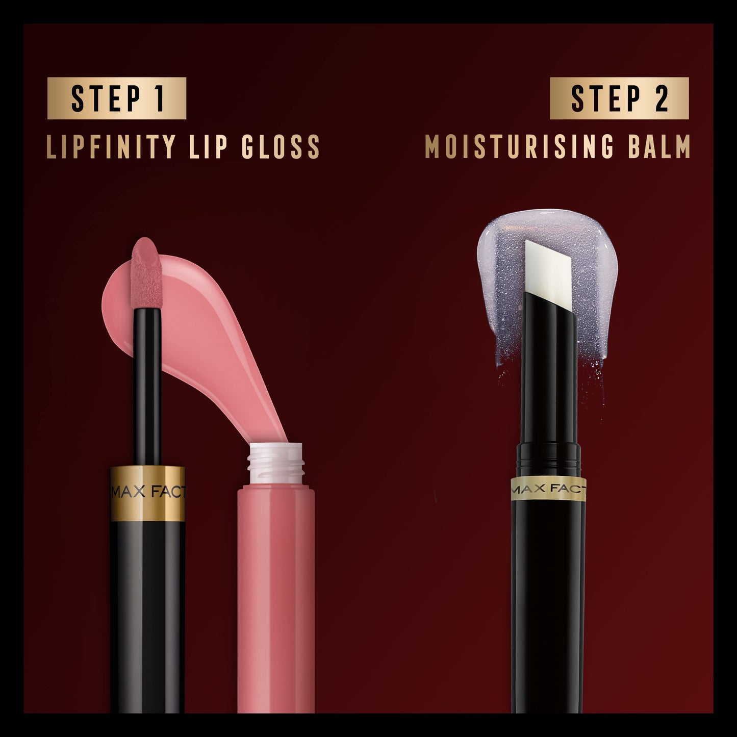 Max Factor Lipfinity 2-step Long-Lasting Lipstick, 24 Hour Effect with Luscious Shine Touch, 010 whisper, 4.2 g