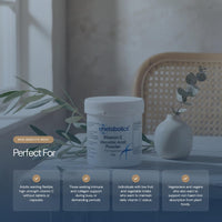 Vitamin C Powder by Metabolics | 1000mg Vitamin C Per Serving Providing 1250% NRV | Pot of 150g Providing 150 Servings Suitable for Vegans & Vegetarians- No Additives or Flowing Agents