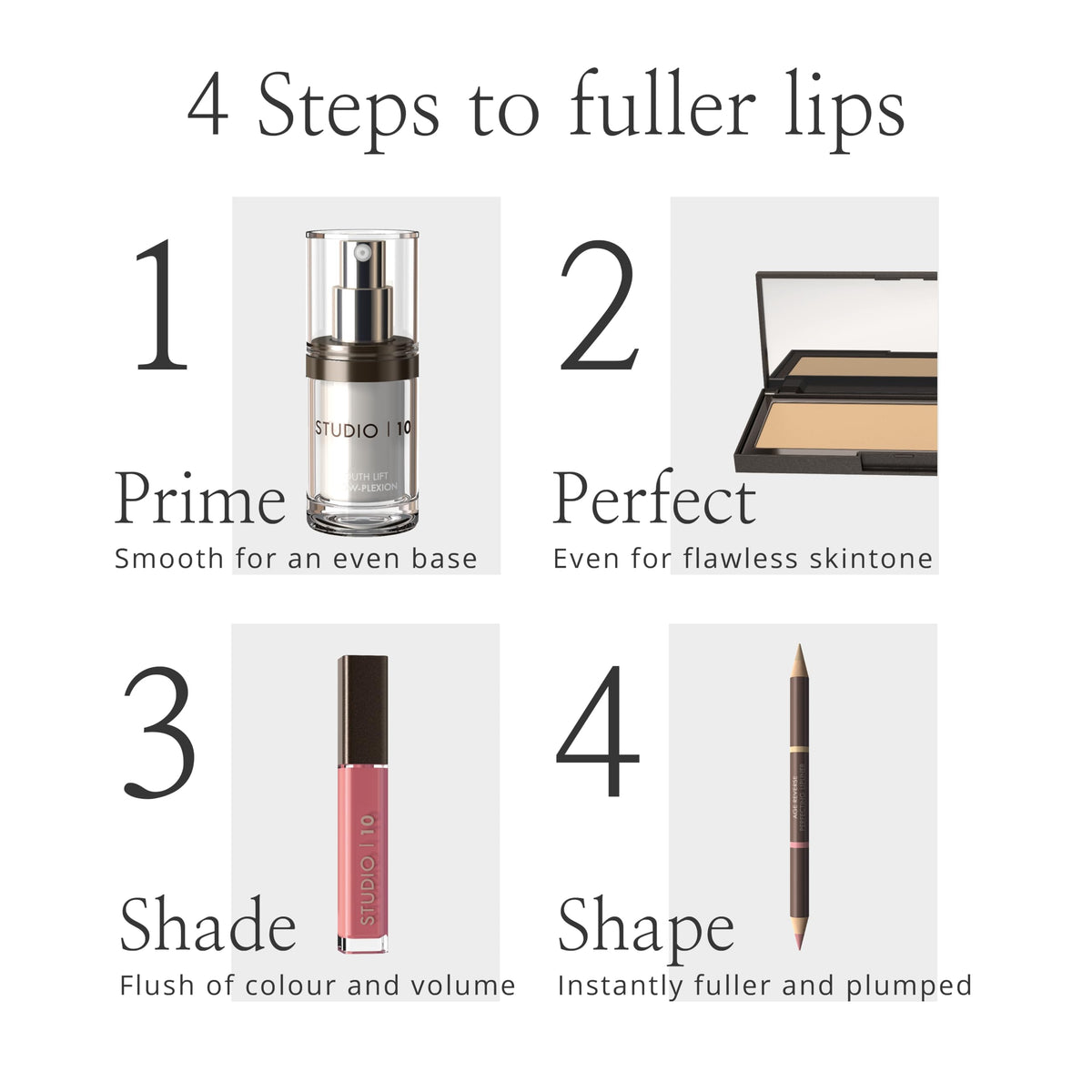 Studio10 Plumping Lip Gloss – Hydrating Hyaluronic Acid Lip Gloss with Soft Shine for Mature Dry Lips