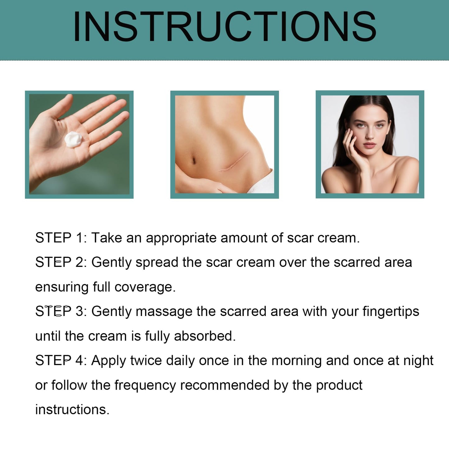 Shengqialun Herbal Scar Cream, Advanced Scar Treatment, Scar Healing Cream for Skin Repair, Scar Remover, Acne Treatment, Fade Stretch Marks, Scar Removal Cream Effective On Old & New Scars Face& Body