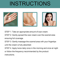 Shengqialun Herbal Scar Cream, Advanced Scar Treatment, Scar Healing Cream for Skin Repair, Scar Remover, Acne Treatment, Fade Stretch Marks, Scar Removal Cream Effective On Old & New Scars Face& Body