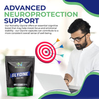 Nutrality Glycine Supplement | 850 mg per Serving | Amino Acid Neurotransmitter, Nervous System Support, Sleeping Aid & Liver Detoxification | 240 Capsules