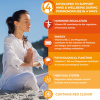 Health and Her Health & Her Perimenopause Mind+ Tablets for Women - Day & Night Bundle - Support for Cognitive Function, Mental Energy & Wellbeing and Poor Sleep - 1 Month Supply (Bundle)