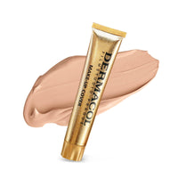 Dermacol - Mini Full Coverage Foundation 13g, Liquid Makeup Matte Foundation with SPF 30, Waterproof Foundation for Oily Skin, Acne, & Under Eye Bags, Long-Lasting Makeup Products Shade - 212