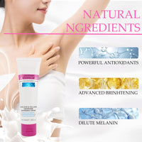 Ninnyi Armpit Cream, Moisture Dark Inner Skin Products for Thigh Knees Elbows Leg Bum