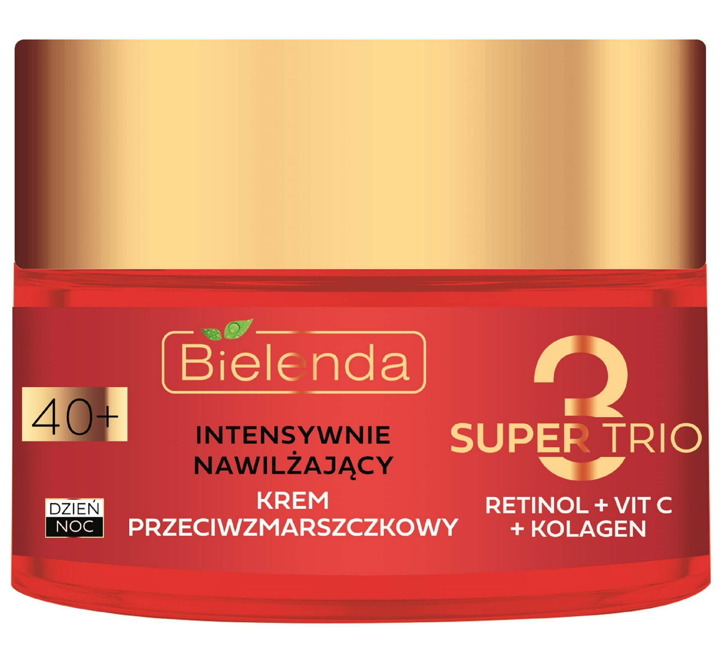 Bielenda Super Trio Retinol + Vit C + Collagen Intensively Moisturizing 40+ Cream 50ml