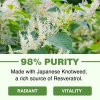 1200mg Liposomal Trans-Resveratrol, 98% Pure Formula, Trans Resveratrol Supplement, 60 Softgels for Heart, Skin, and Anti-Aging Antioxidant, Better Absorption