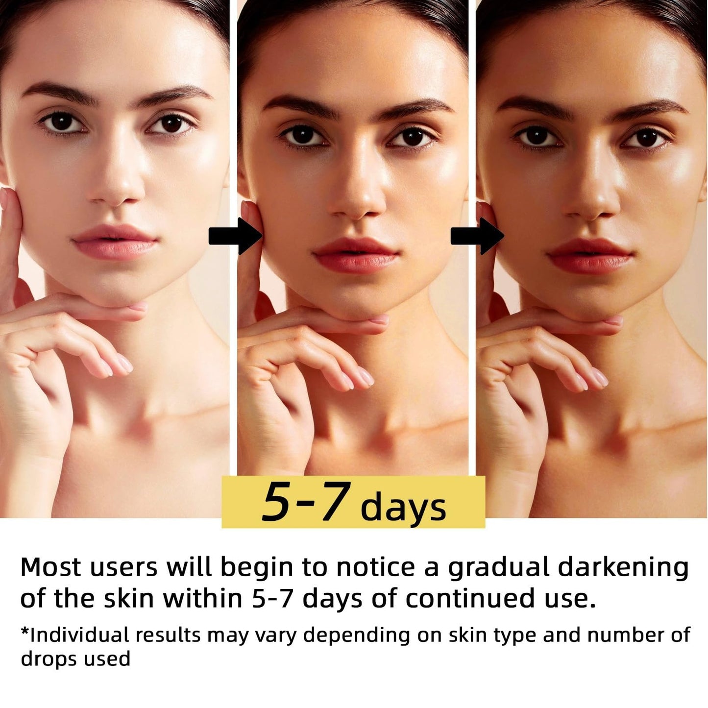 Siyinzu Sunless Tanning Drops,Tanning Drops Drink,Tanning Dro-ps,Gradual Nourishing Face Tan Drop,Shine Brown Tan-ning Accelerator,Enhancing Natural Skin Tone without the Sun Damage,Oral Tann-ing D-rops