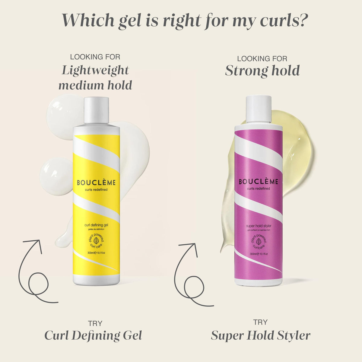 Boucléme Bouclème - Super Hold Styler - Curl Enhancing Hair Styling Gel - 99% Naturally Derived Ingredients and Vegan - 300ml