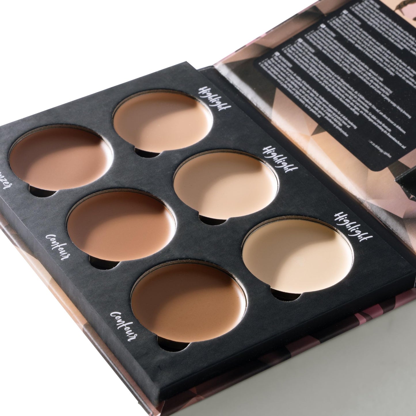 W7 Lift & Sculpt Cream Contour Kit - Concealing, Highlighting & Contouring Makeup Palette - Step-by-Step Instructions Included - 2 Pack