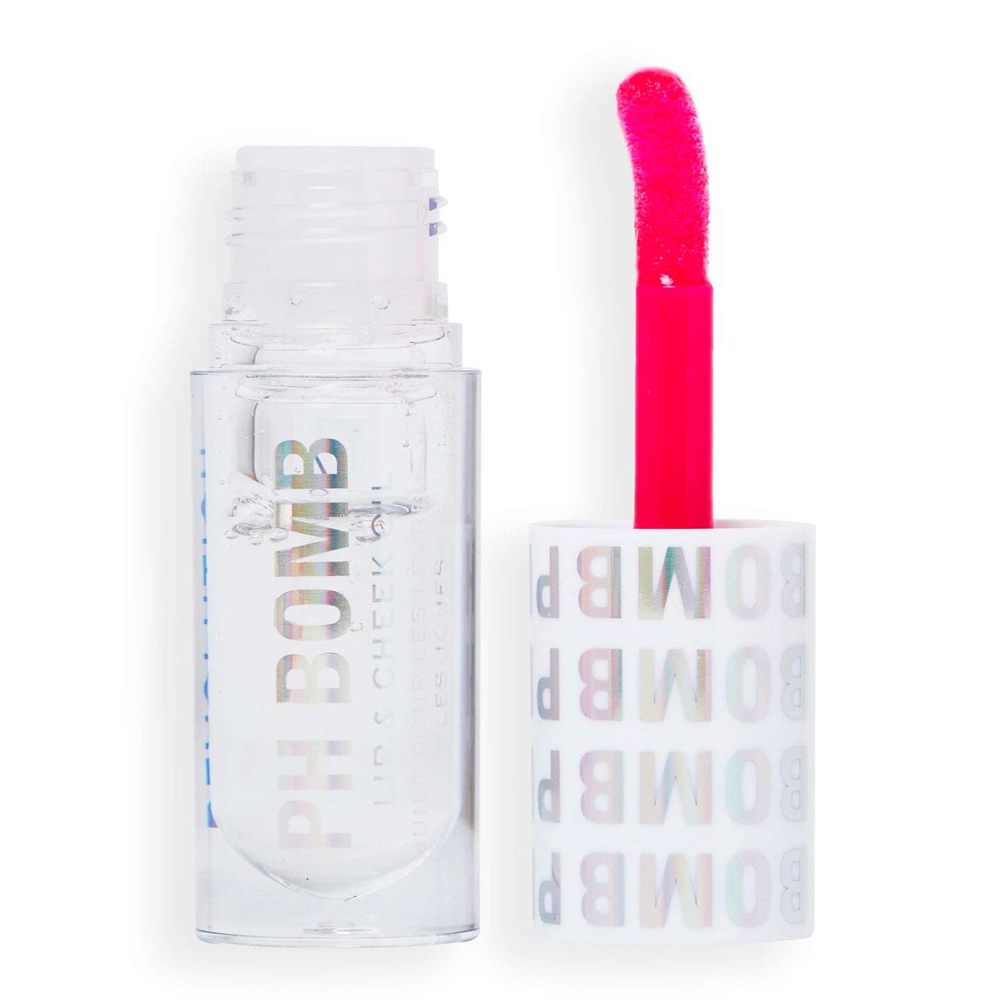 Makeup Revolution, PH Bomb Lip & Cheek Oil, Adapting & Buildable Formula, Universal Shade, 4.5 ml