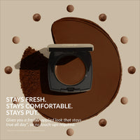 Avon Cream To Powder 3-in-1 Foundation, Concealer and Powder, Long Lasting Foundation Compact, Natural Looking Base that Lasts, SPF 15, 525N, Dark Cocoa