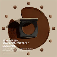 Avon Cream To Powder 3-in-1 Foundation, Concealer and Powder, Long Lasting Foundation Compact, Natural Looking Base that Lasts, SPF 15, 525N, Dark Cocoa