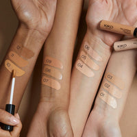 KIKO Milano Full Coverage Dark Circles Concealer 09 | High-Coverage Liquid Concealer For The Face And Eye Area