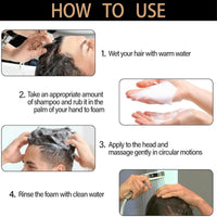 Haiyox Root Activator Shampoo,Mane Shampoo For Men,Mane Root Activator Sh-ampoo For Men,Root Activator Sh-ampoo,Repairs Smooths Strengthens Hair,Natural Essence Hair Growing Sha-mpoo(1pc)