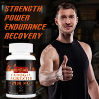 Rapsdayci Fadogia Agrestis 2400mg High Potent 50:1 Ratio Extract Powerful Fadogia Agrestis Supplement, Supports Stamina, Strength, Muscle Health & Recovery, Drive & Performance 120 Count (Pack of 2)
