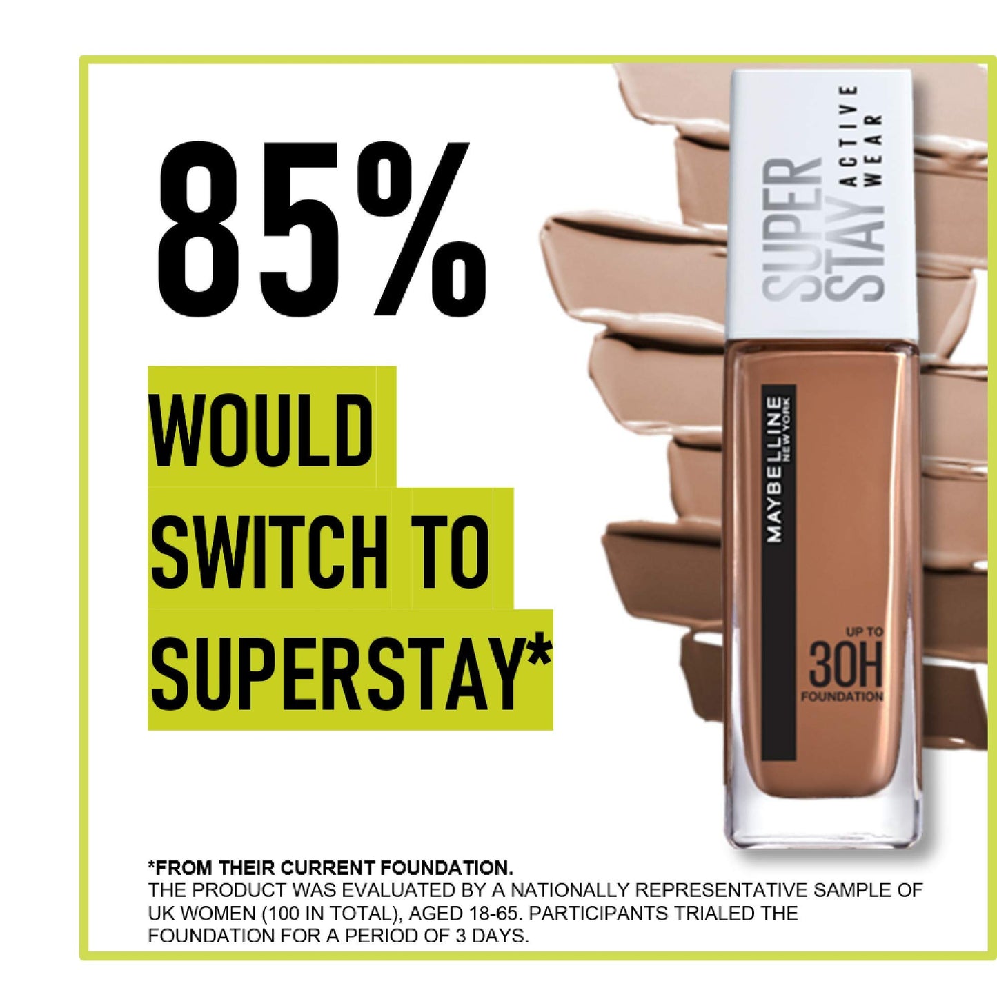 Maybelline New York Foundation, Superstay Active Wear 30 Hour Long-Lasting Liquid Foundation, Lightweight Feel, Water, Sweat and Transfer Resistant, 30 ml, Shade: 07, Classic Nude