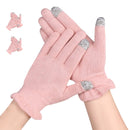 AovYoo 2 Pairs 100% Cotton Gloves for Eczema Dry Hands, Moisturising Gloves Touchscreen, Eczema Gloves for Women Men, SPA, Hand Care (M)