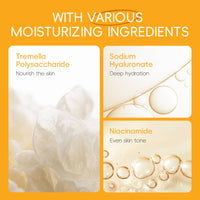 LAIKOU Skincare Set, Vitamin C Serum for Face Kit, Cleanser, Toner, Face Serum, Eye Cream, Essence Cream & Sunscreen, Anti Aging Radiance Gift Set for Women Teenage Girls Christmas Gifts, 6PCS