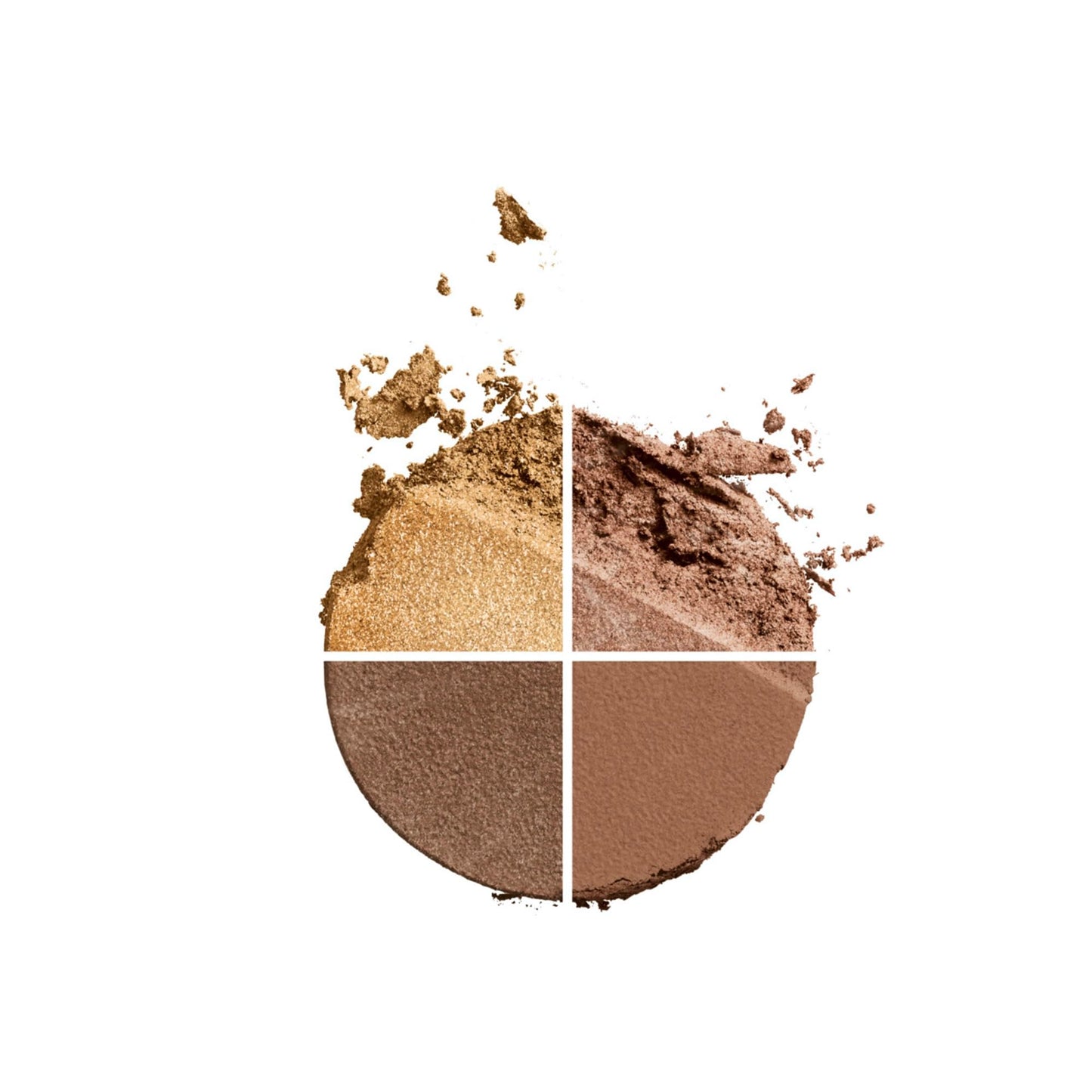CLARINS Clarins Ombre 4 Colour Eyeshadow Palette 04 Brown Sugar Gradation 4.2g