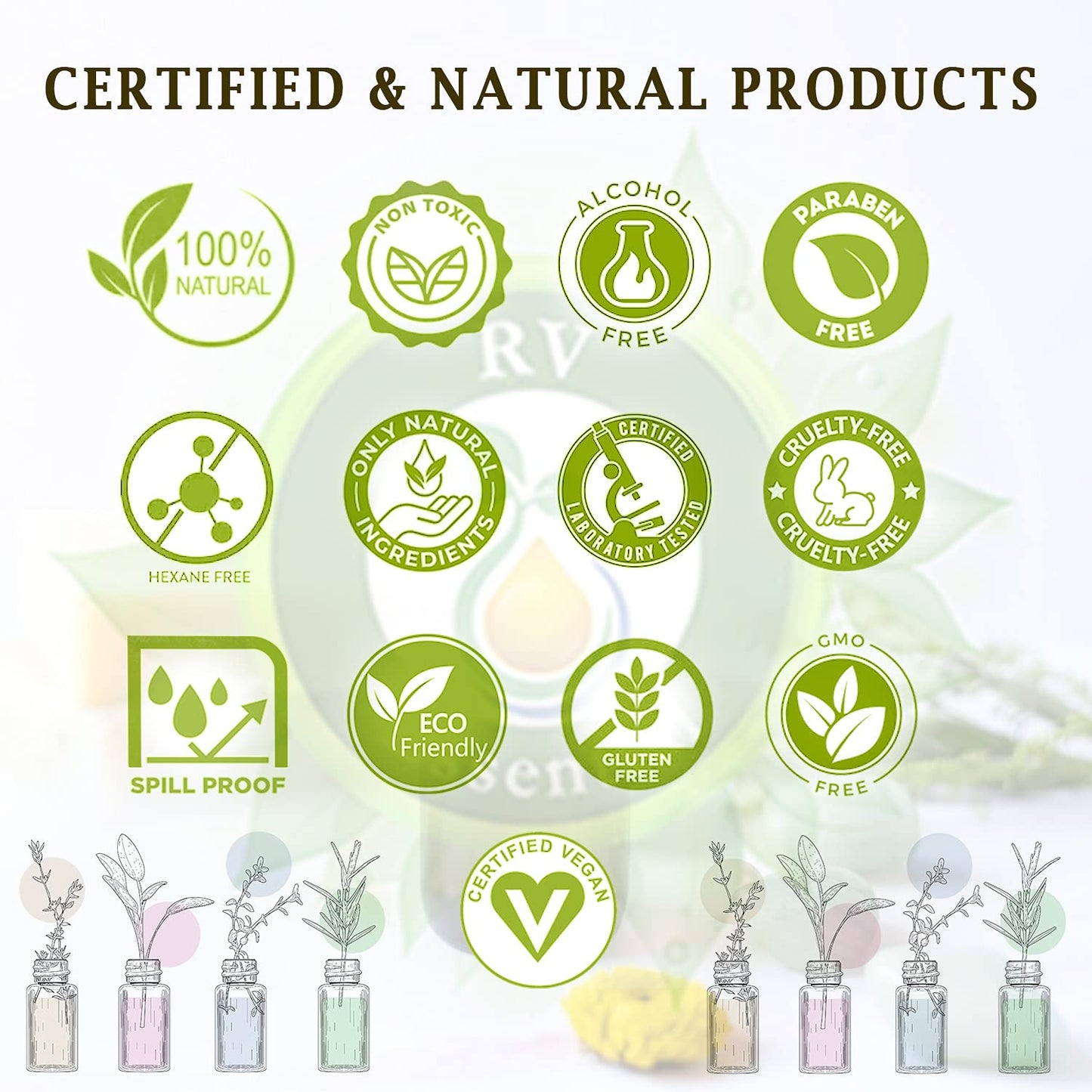 Kukui Nut Oil | Aleurites Moluccanus | Kukui Nut Oil | For Body | For Hair | For Massage | Unrefined | 100% Pure Natural | Cold Pressed | Kukui Nut Oil | 30 ml | 1.01 oz By R V Essential