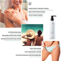 Beysey living natural Organic Aloe Vera Gel with Rosehip Oil - Daily Moisturising Body Lotion/After Sun/Post Depilatory Cream - Beysey COOL&CALM 200ml