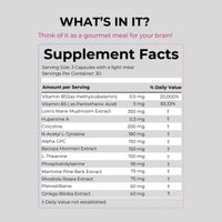 Deep Work by Omni Wave – AI-Engineered Mental Performance Supplement, 14 Natural Ingredients for Clear Focus, Enhanced Productivity, Brain Fog Relief, and Stress & Fatigue Support, Jitter-Free Energy.