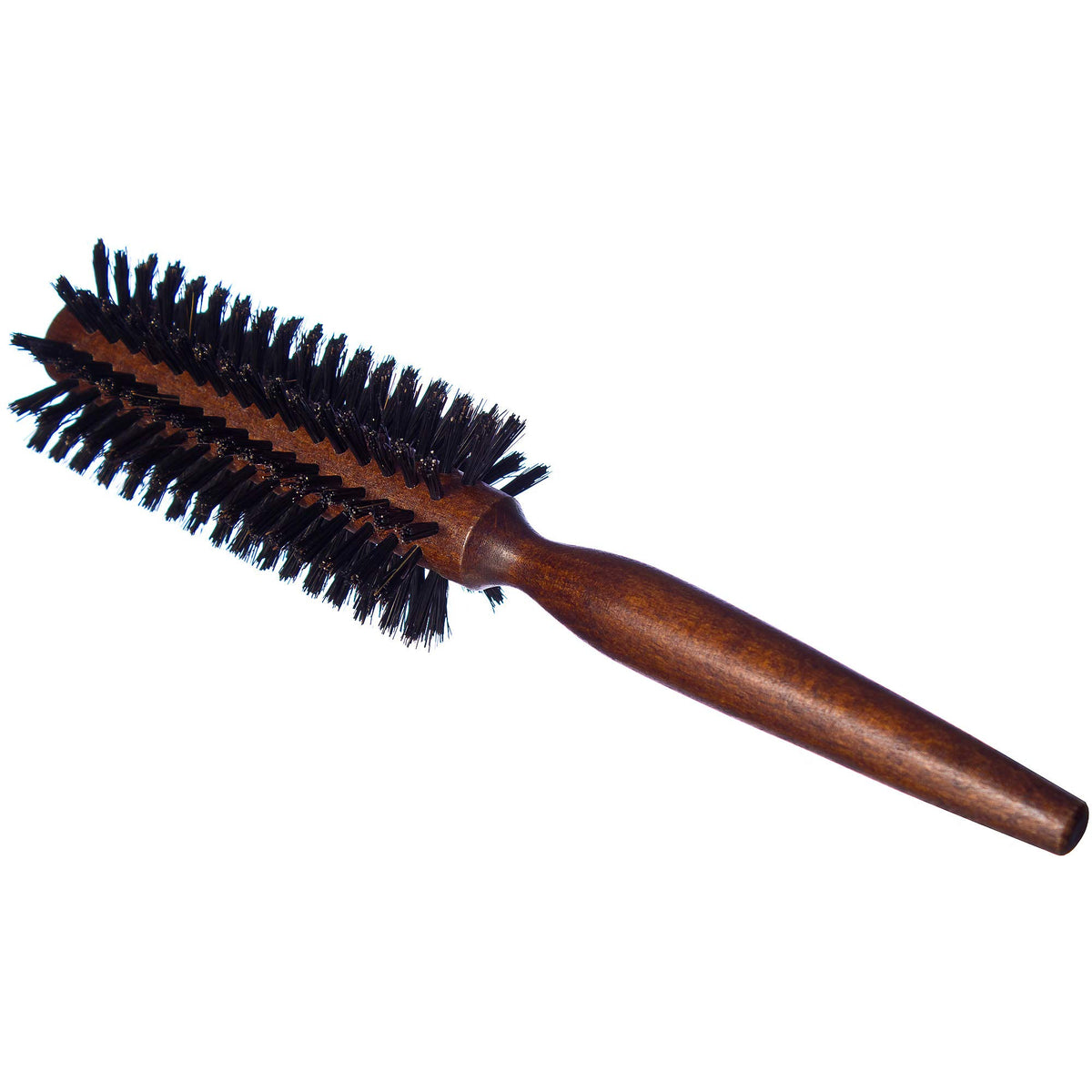 l'artisan BROSSIER L'Artisan Brossier - Round Hairbrush Natural Bristle in Beech Wood 10 Rows – Handmade in France