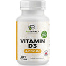 BioImpact BIOIMPACT Vitamin D3 4,000 IU Softgel Tablets | High Strength | Premium Olive Oil | 401 Easy to Swallow Softgels | 1 Year+ Supply | Supports Immune System | Non-GMO & Gluten-Free | UK Manufactured