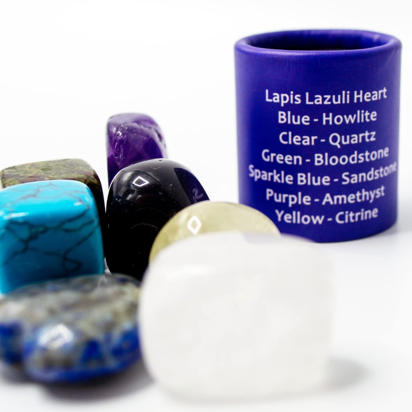 Psychic Sisters - Crystal Set - 7 Different Gemstones - Reiki Cleansed & Energised (Sleep Well)