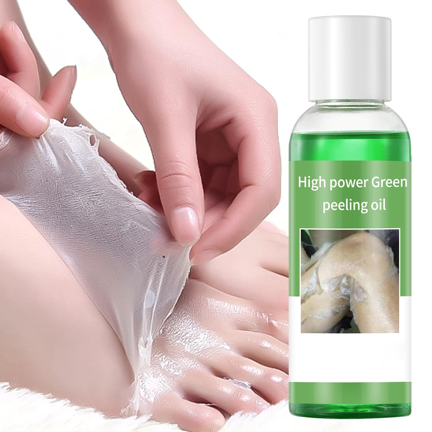 IREV Exfoliating Peeling Oil, Foot Peel Oil for Dry Dead Skin, Gentle Body Exfoliating for Women and Men
