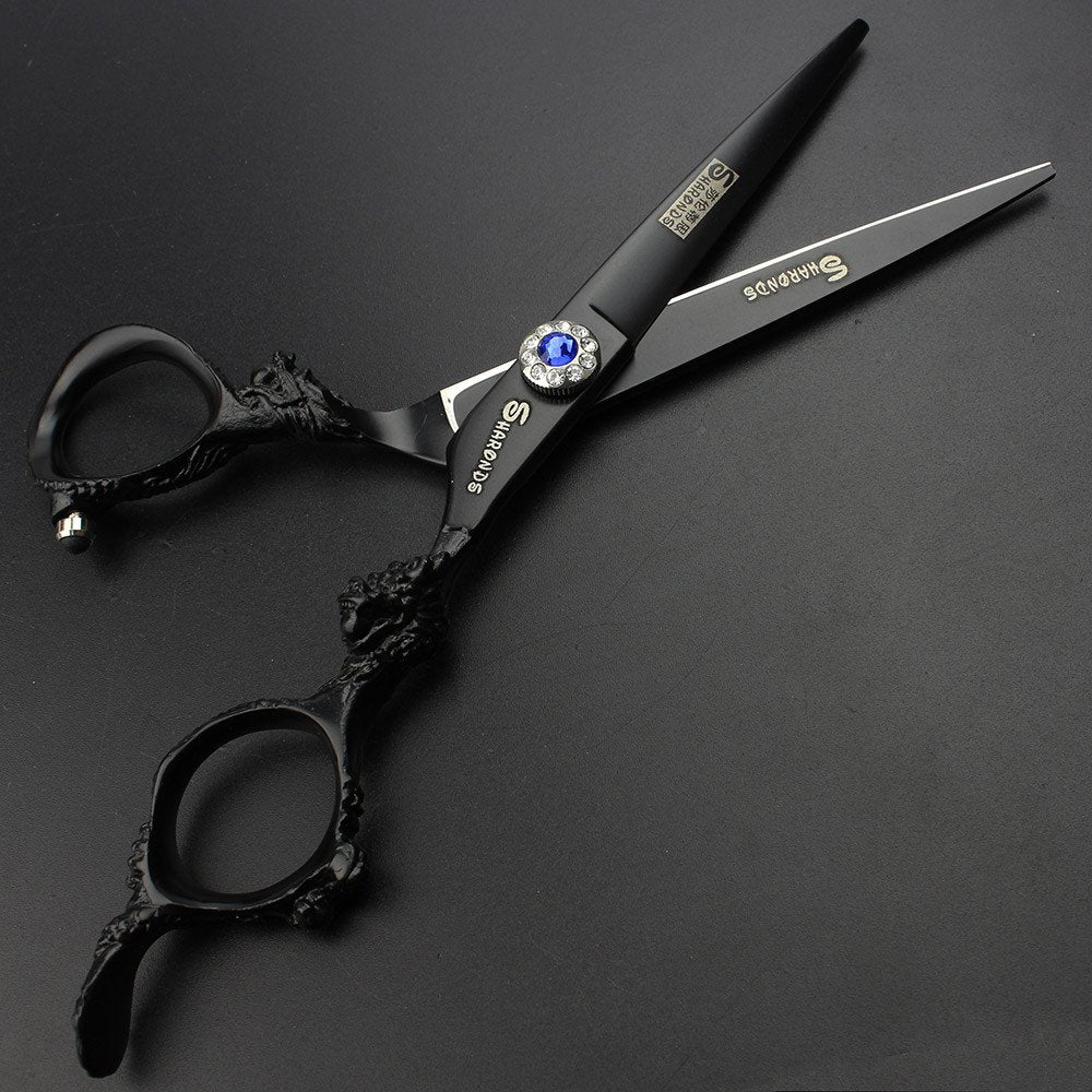 SHARONDS 5.5/6/7.5/7/8-inch professional hair clippers, Japanese 440C jewelry scissors (6-in cutting scissors)