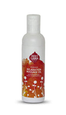 Holy Lama Naturals Ayurvedic Relaxation Massage Oil with Rosemary, Lavender & Eucalyptus Essential Luxurious Nourishing Beauty Product Vegan 100ml Bottle